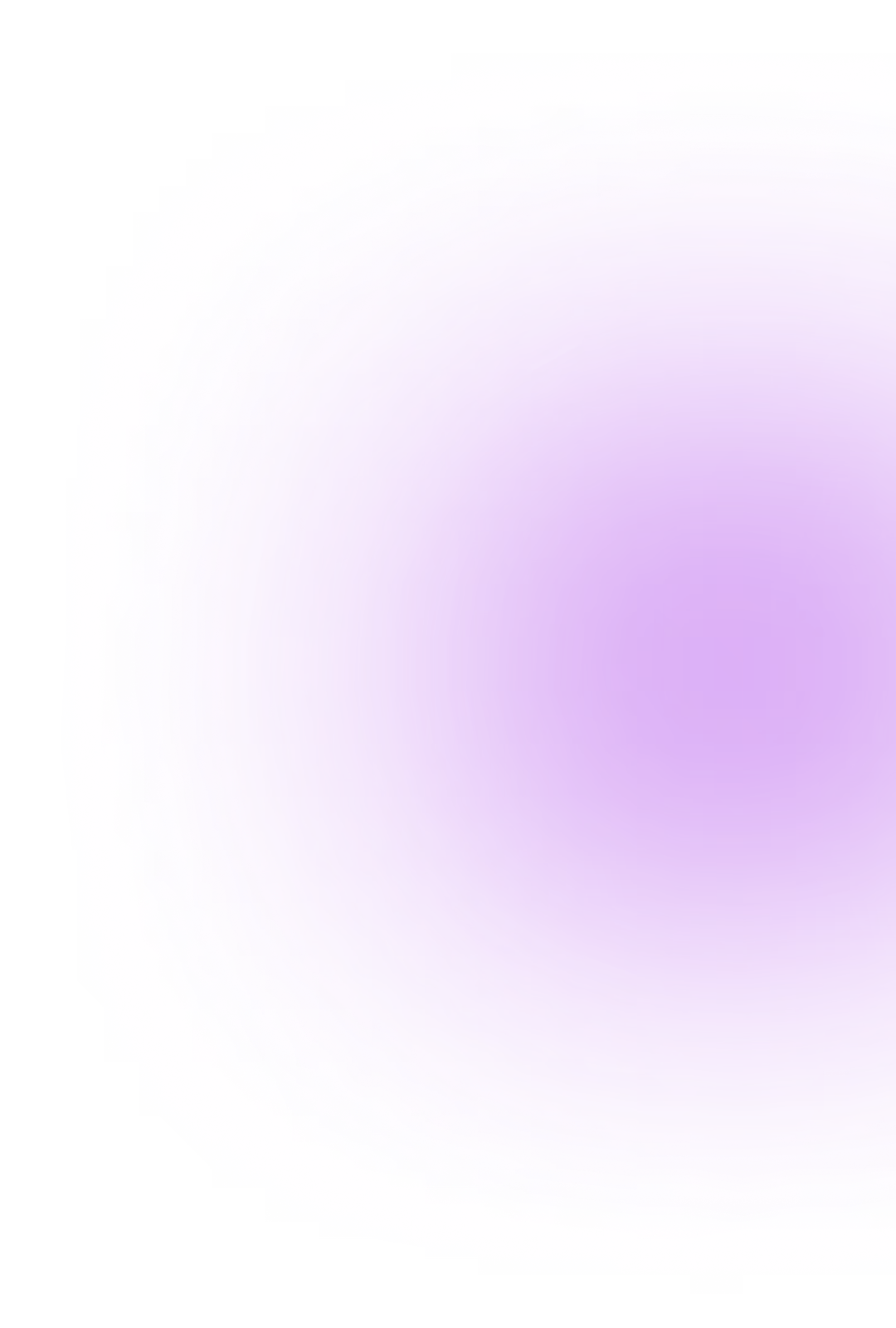 Decorative purple gradient ellipse