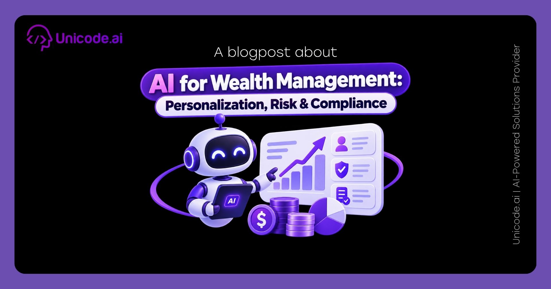Unicode.ai blog banner with the title "AI Analytics vs Traditional BI Tools: A Practical Comparison" over a dark illustrated background.