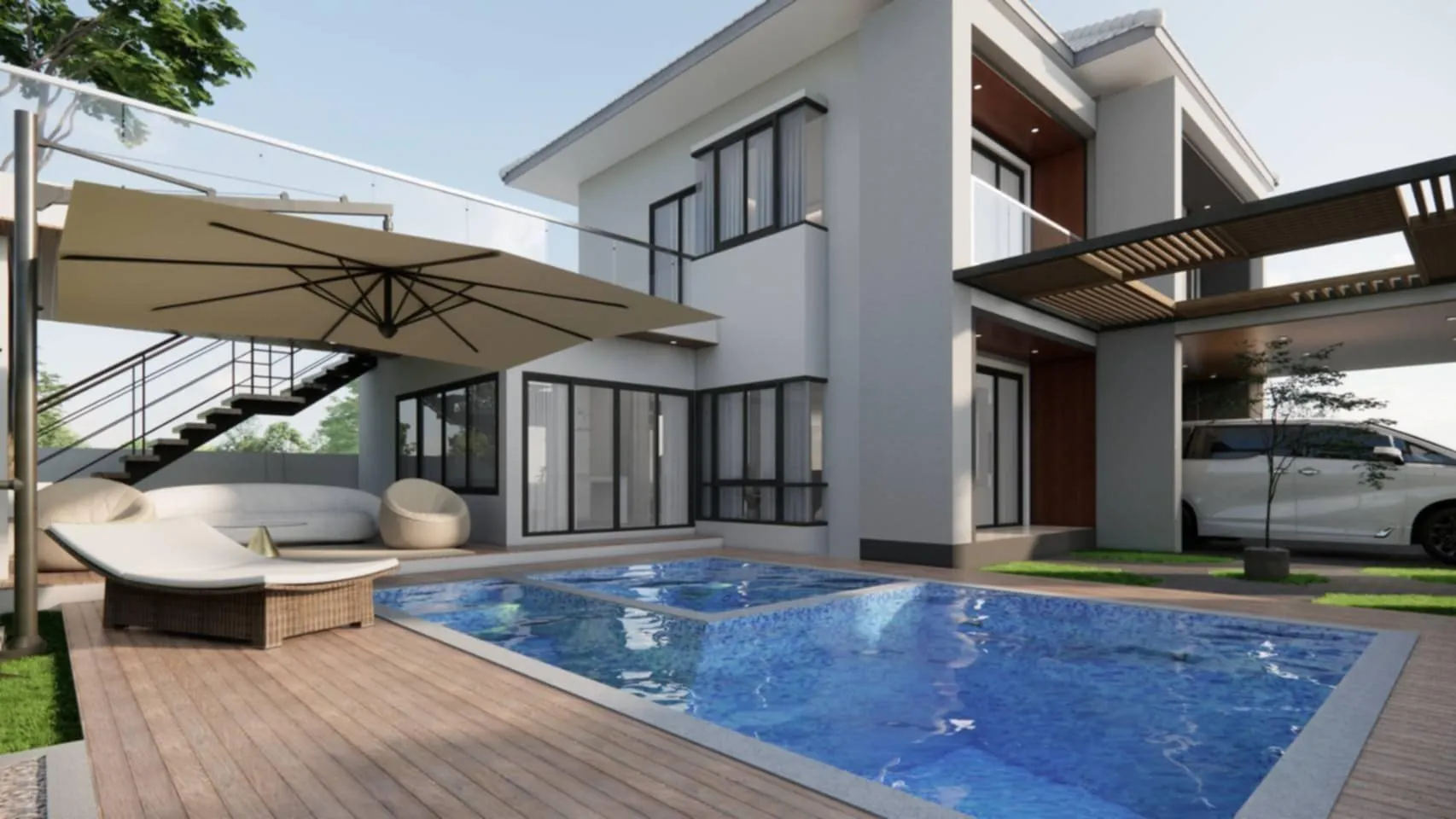 Beautiful House for Sale in Chiangmai with Pool