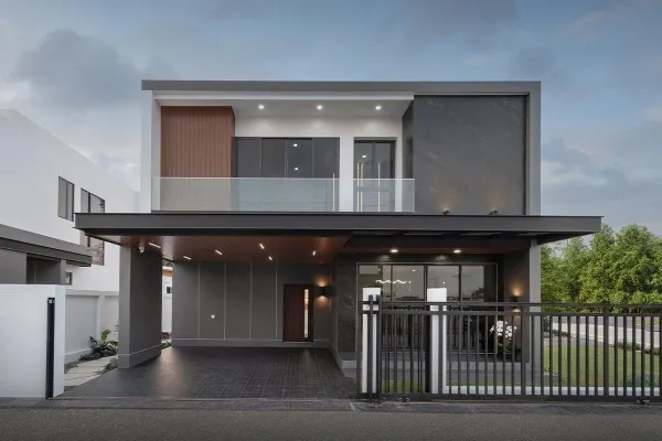 บ้านหรู 4 ห้องนอนในหางดง เชียงใหม่ชุมชนประตูที่ปลอดภัย