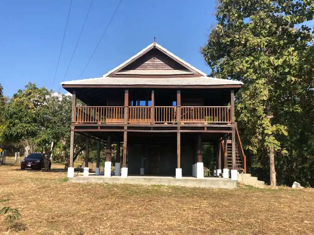Own a 14-Rai Sanctuary with Teak House in Scenic Mae On
