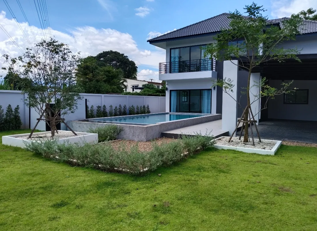 Modern 3BR House with Saltwater Pool in Chiang Mai For Sale — photo 1 of 16