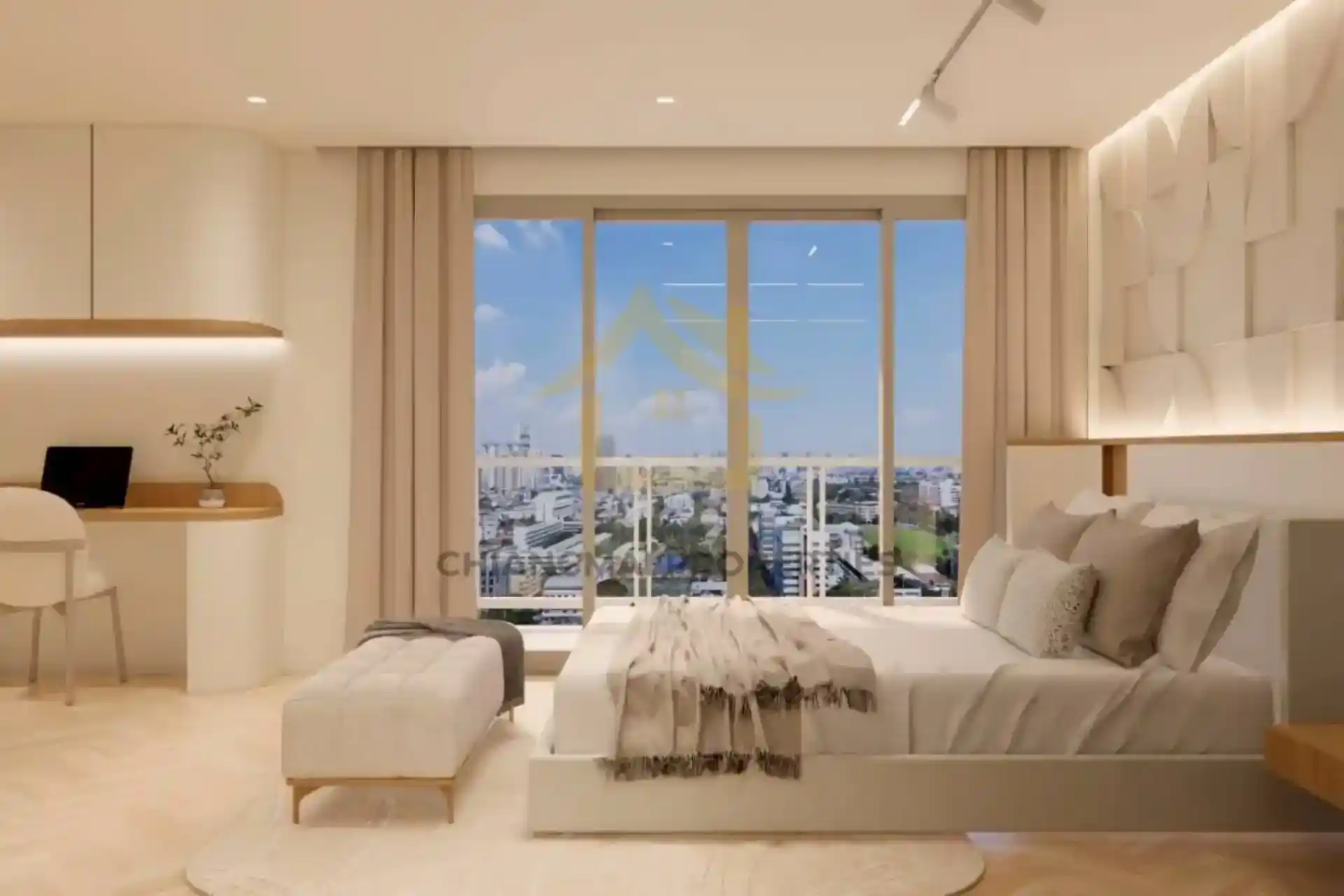 Modern Luxury Living with Dual Balconies and Doi Suthep Views