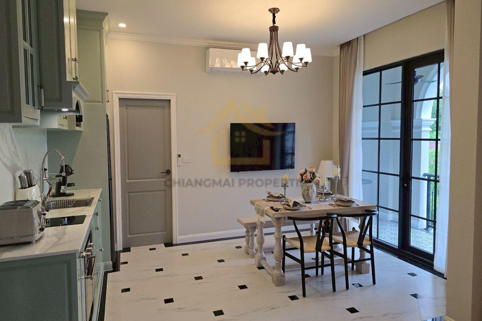 Luxury 3-Unit Colonial Estate: A Turnkey Income Property in Nimman’s Heart