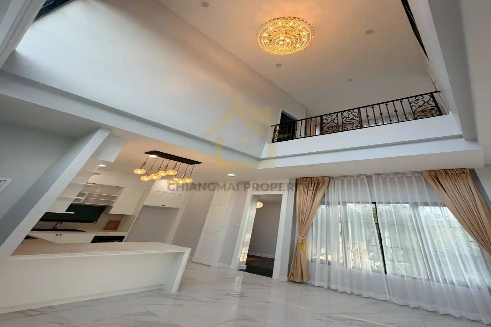 New 3-bed European pool villa in Saraphi