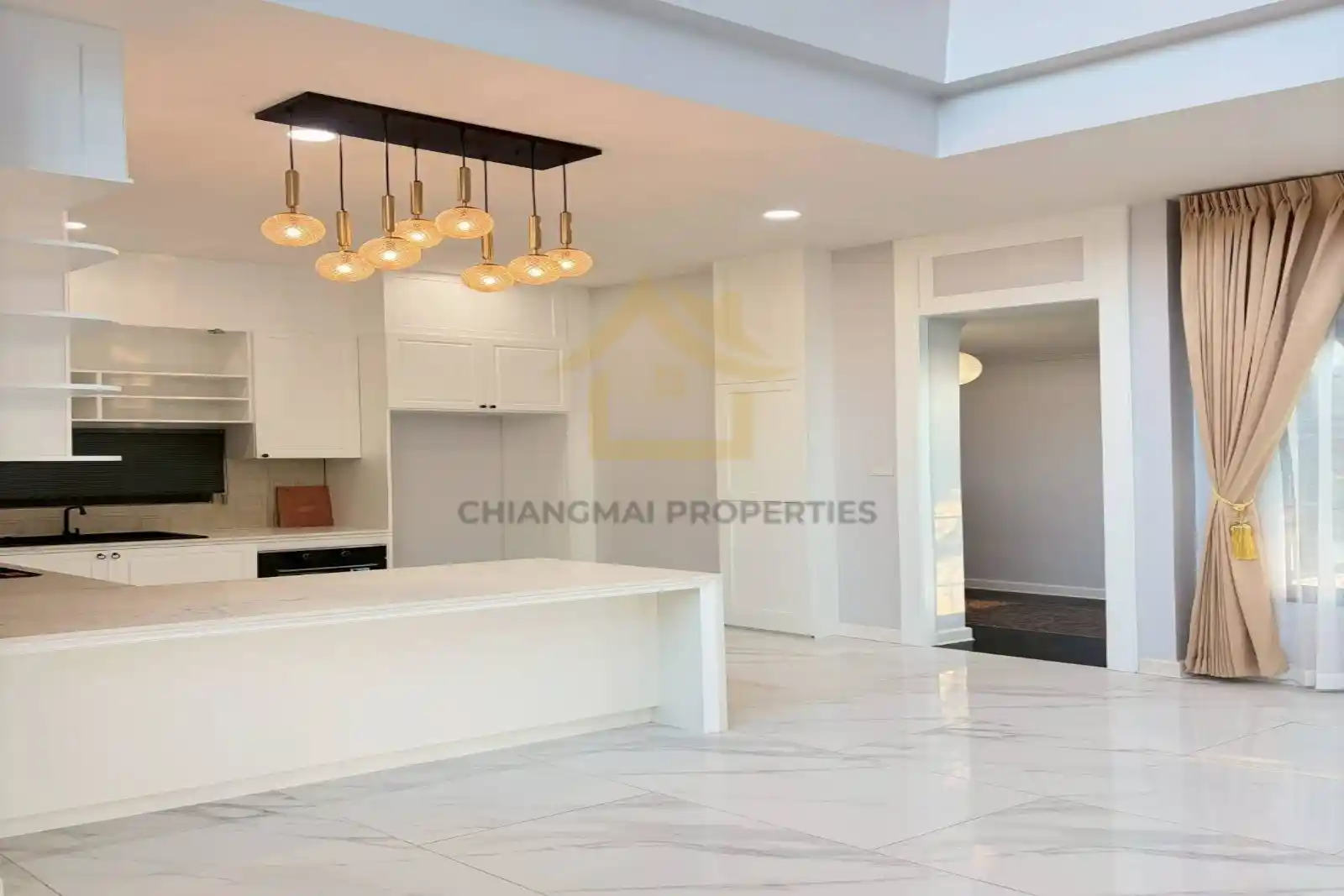 New 3-bed European pool villa in Saraphi