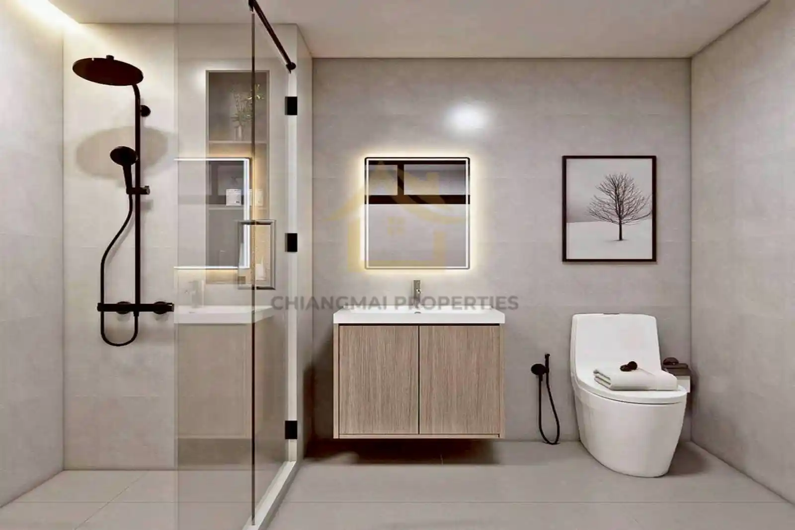 Mountain View Condo  Suthep  Chiang Mai Bathroom 2