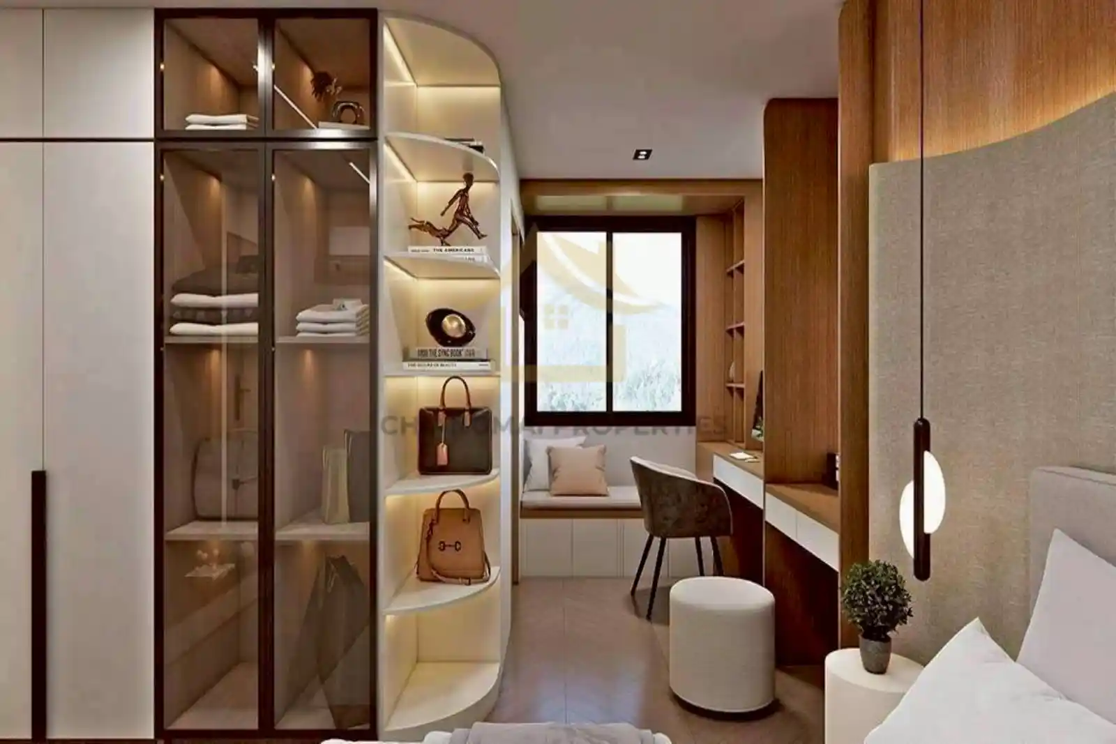 Mountain View Condo  Suthep  Chiang Mai closet 