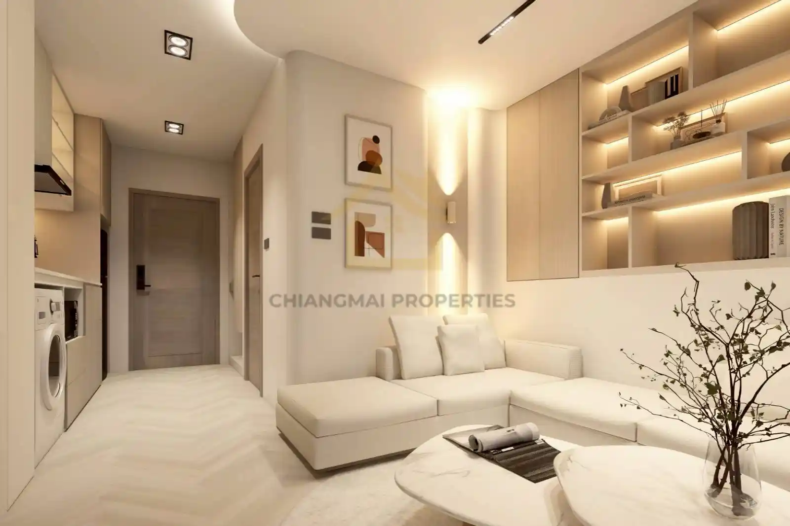 Renovated 2 bed/2 bath condo near Chiang Mai University