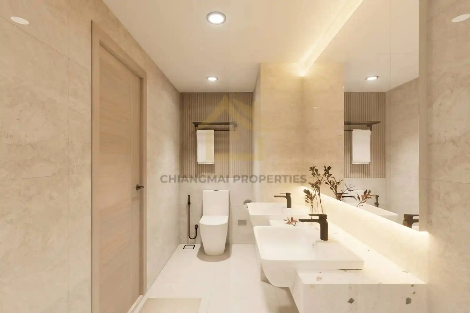 Renovated 2 bed/2 bath condo near Chiang Mai University