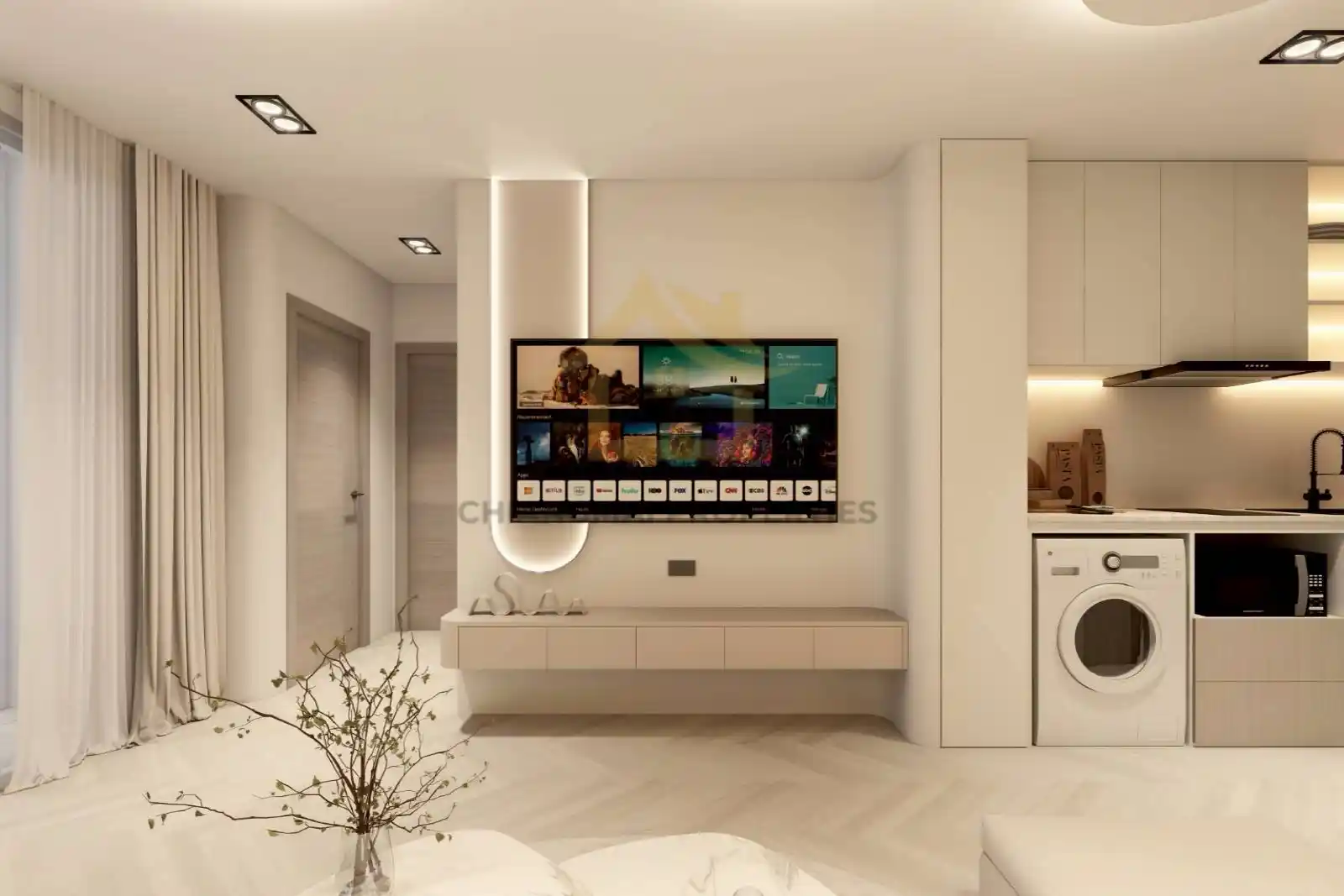 Renovated 2 bed/2 bath condo near Chiang Mai University