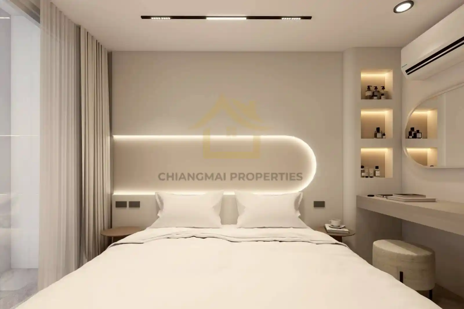 Renovated CMU-Corridor Condo | Huay Kaew | Chiang Mai — photo 10 of 15