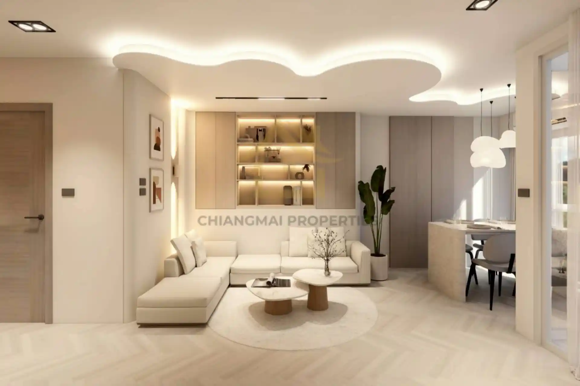 Renovated 2 bed/2 bath condo near Chiang Mai University