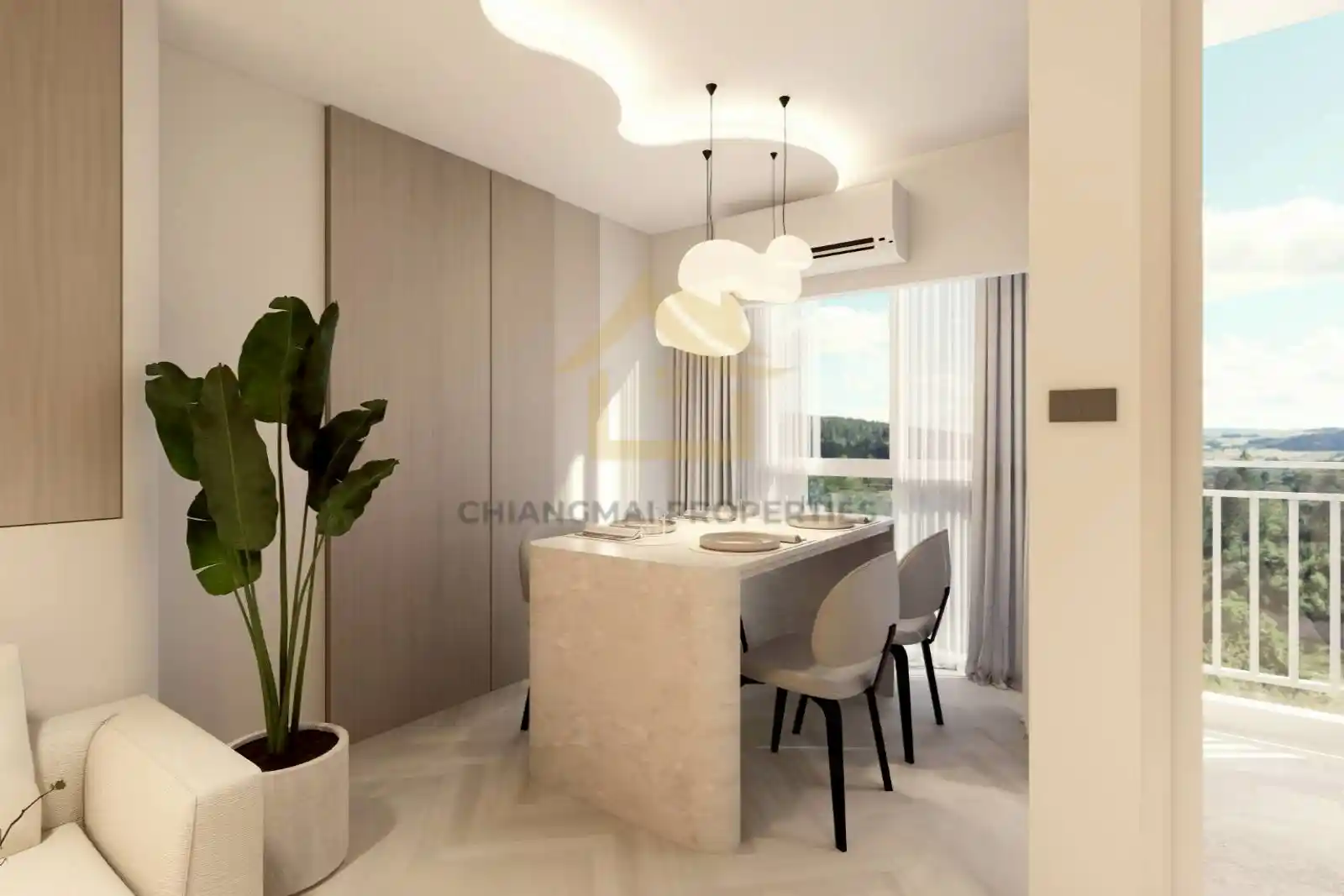Renovated CMU-Corridor Condo | Huay Kaew | Chiang Mai — photo 5 of 15