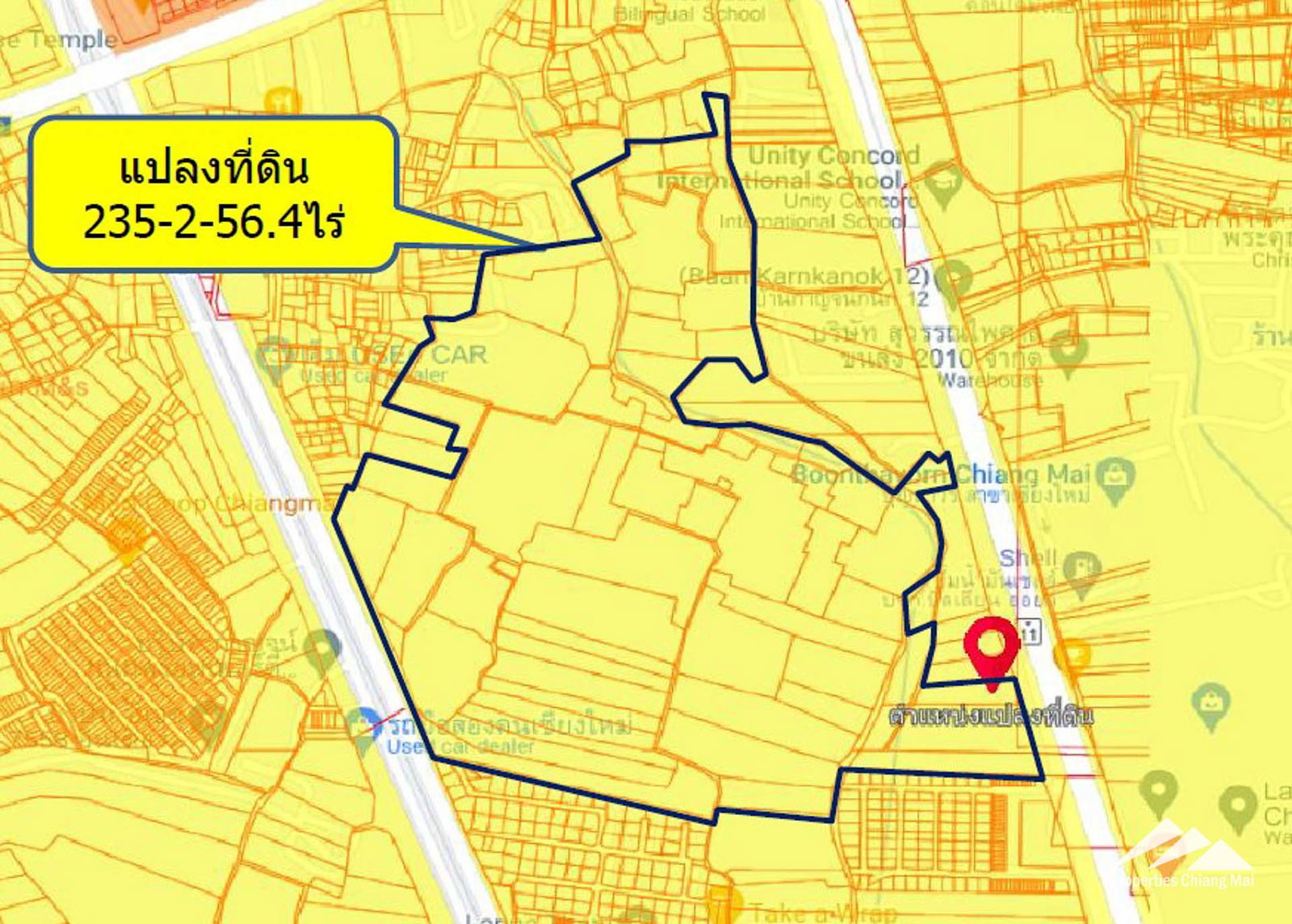 Residential Development Land For Sale on Super Hwy 11 In Saraphi, Chiang Mai — photo 2 of 16