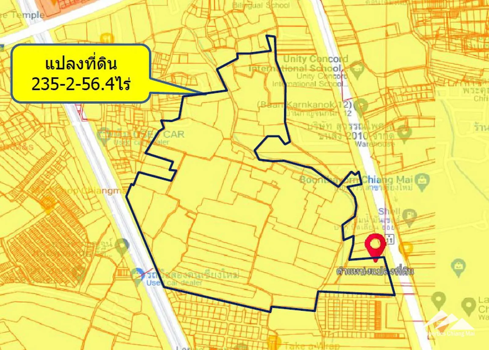 ขายที่ดินพัฒนาที่อยู่อาศัย ซุปเปอร์ไฮเวย์ 11 ในอำเภอสารภี จังหวัดเชียงใหม่ — photo 2 of 16