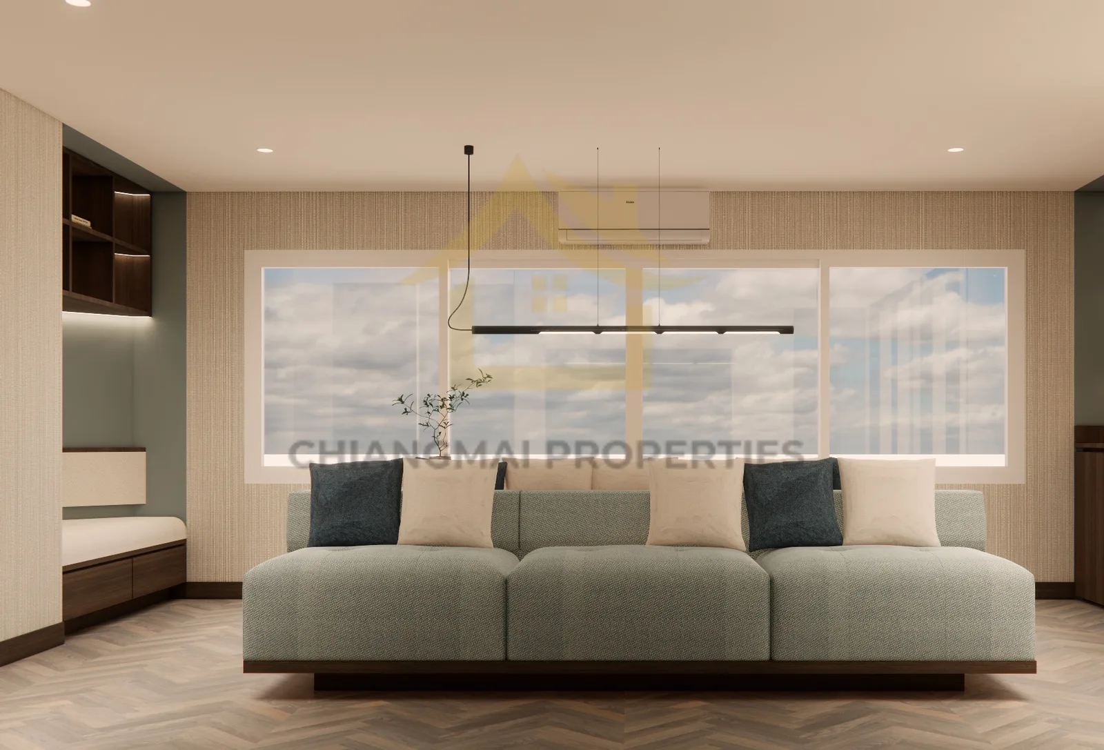 2-Bed 2-Bath Condo With Warranty | Suthep | Chiang Mai — photo 3 of 12