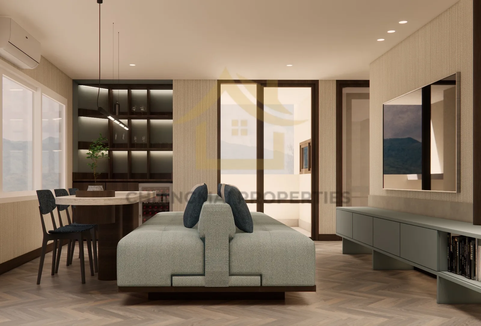 2-Bed 2-Bath Condo With Warranty | Suthep | Chiang Mai — photo 4 of 12