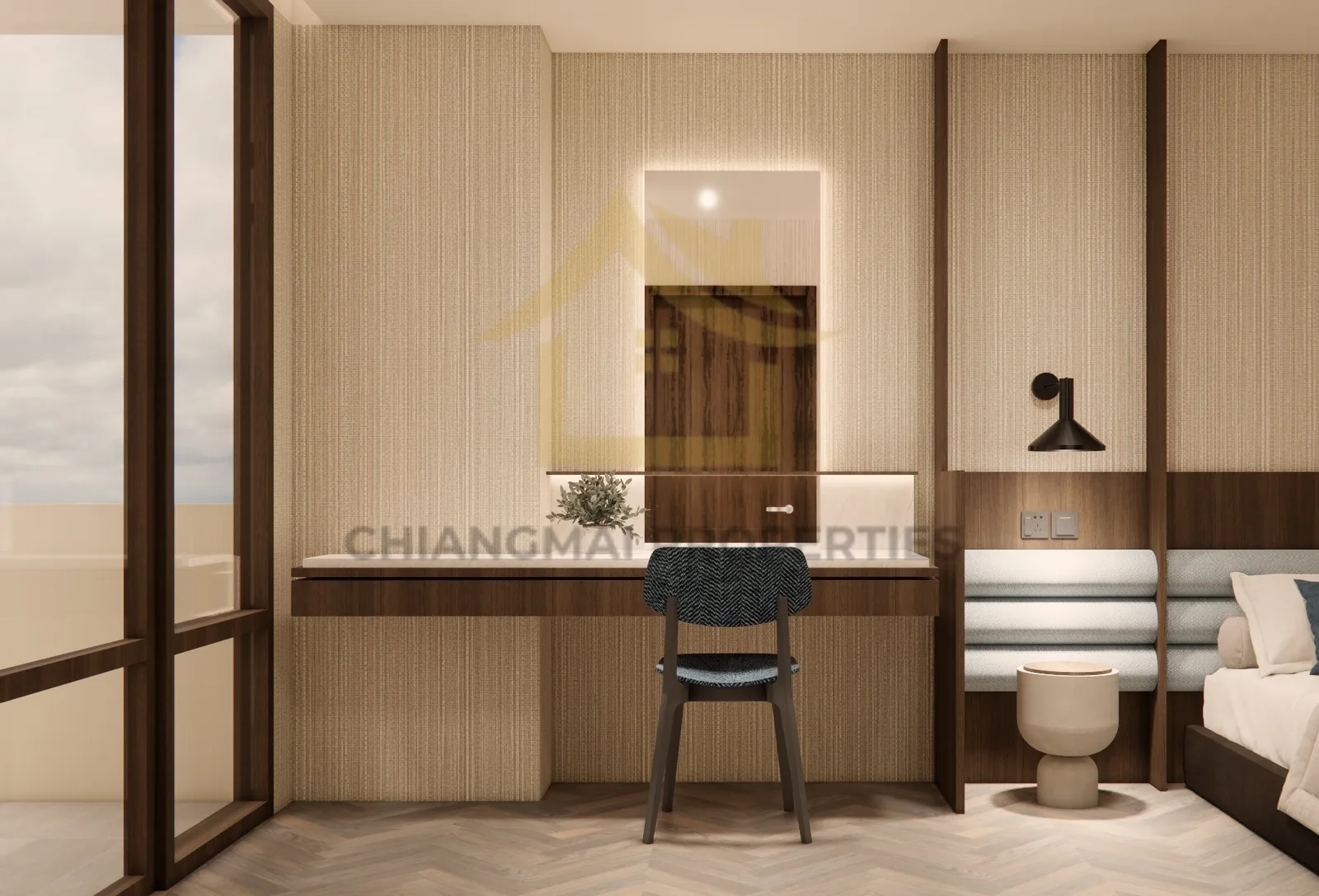 2-Bed 2-Bath Condo With Warranty | Suthep | Chiang Mai — photo 9 of 12
