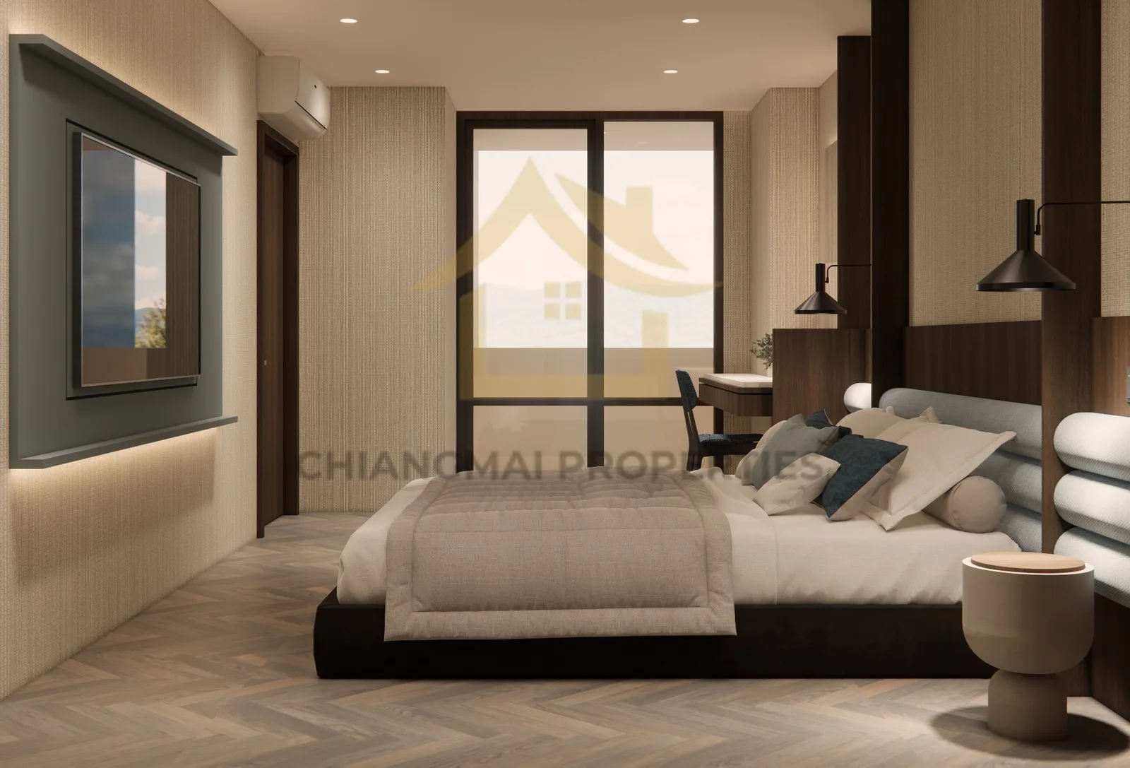 2-Bed 2-Bath Condo With Warranty | Suthep | Chiang Mai — photo 10 of 12