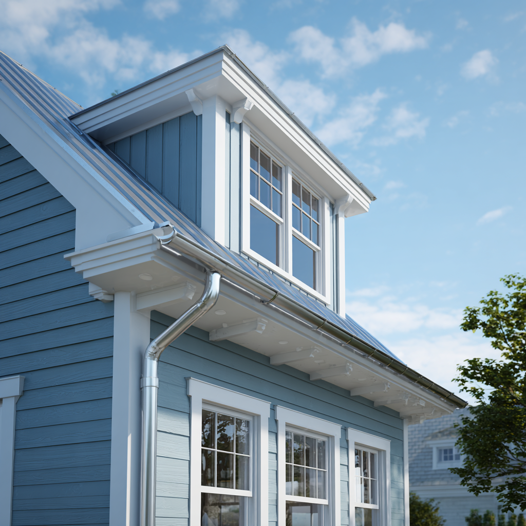 Indianapolis Premium Residential Metal Rain Gutters