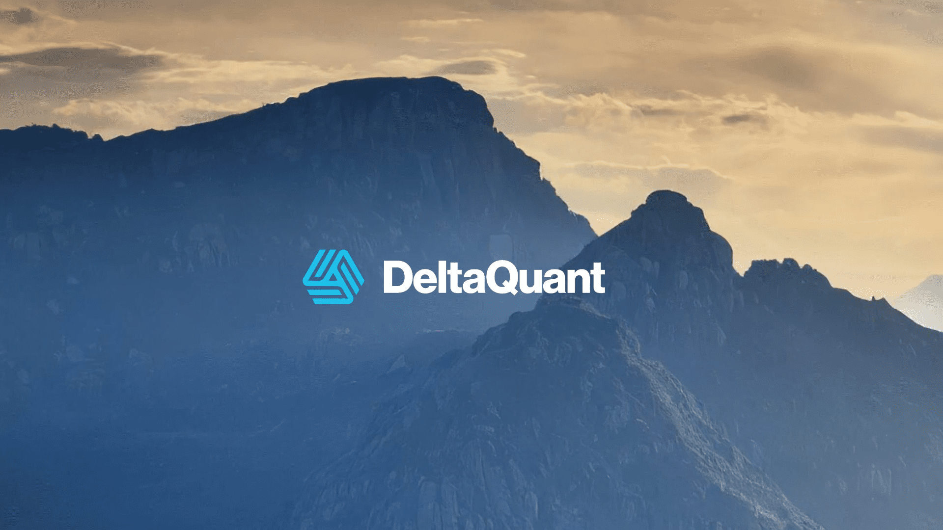 foto van landschap met logo