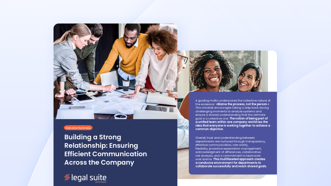 White paper for Building a Strong Relationship and ensuring Efficient Communication