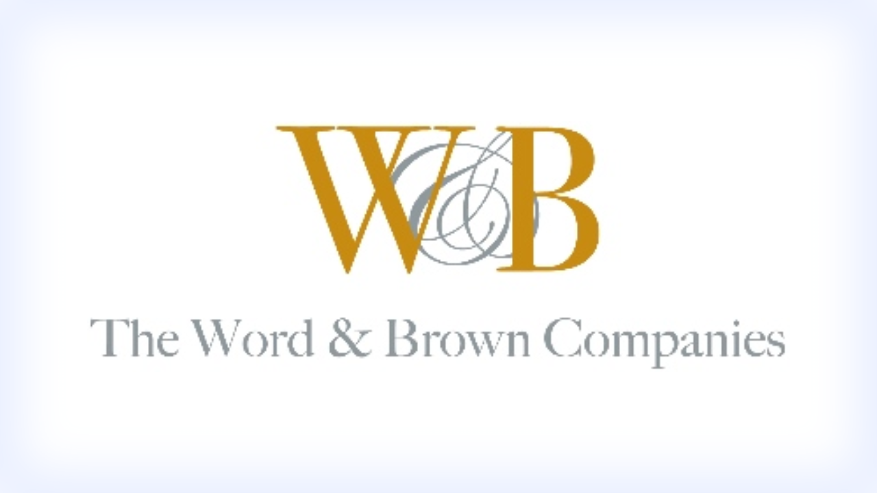 Word and brown logo