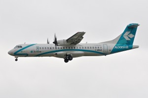 Un ATR 72-212A de la compagnie Air Dolomiti - un avion certifié 