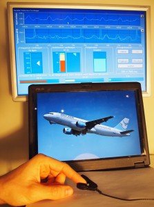Logiciel de cohérence cardiaque utilisé dans le stage contre la peur de l'avion