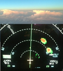 Radar météo A320