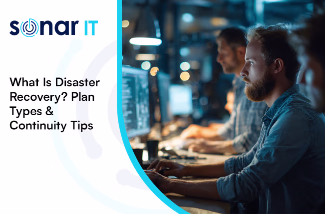 IT security agent working on his powerhouse software.