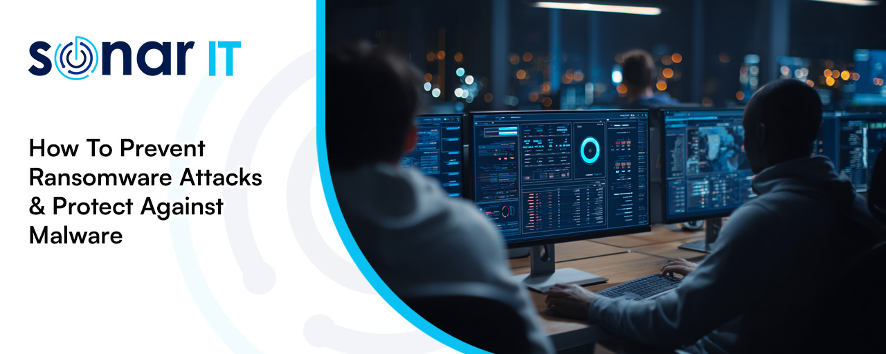 IT security agent working on his powerhouse software.