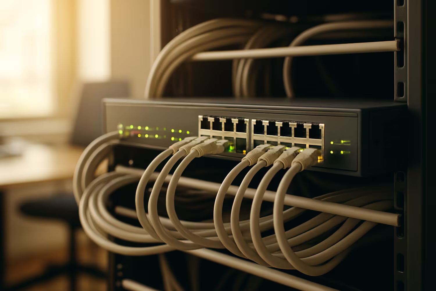 Modern office network segmentation setup