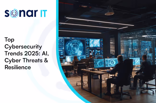 IT security agent working on his powerhouse software.