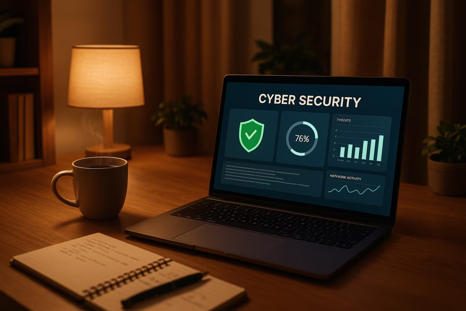 Managed IT services cybersecurity workspace