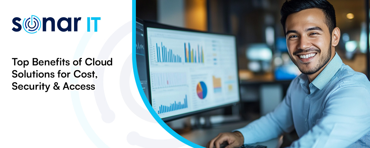 IT security agent working on his powerhouse software. 