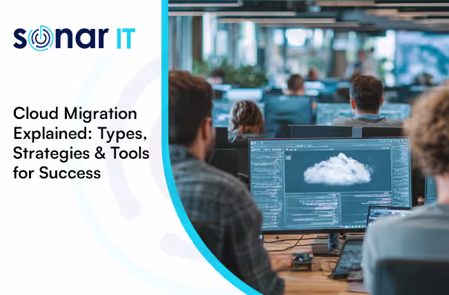 IT security agent working on his powerhouse software.
