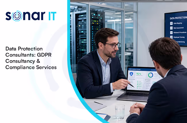 IT security agent working on his powerhouse software. 