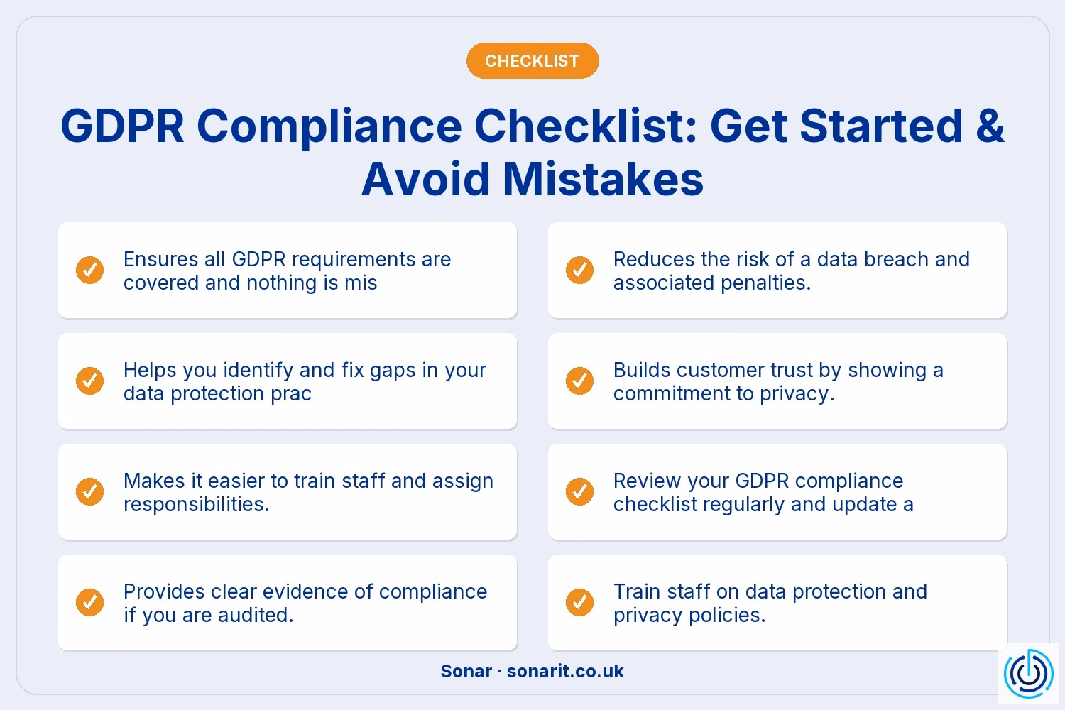 GDPR Compliance Checklist: Get Started & Avoid Mistakes