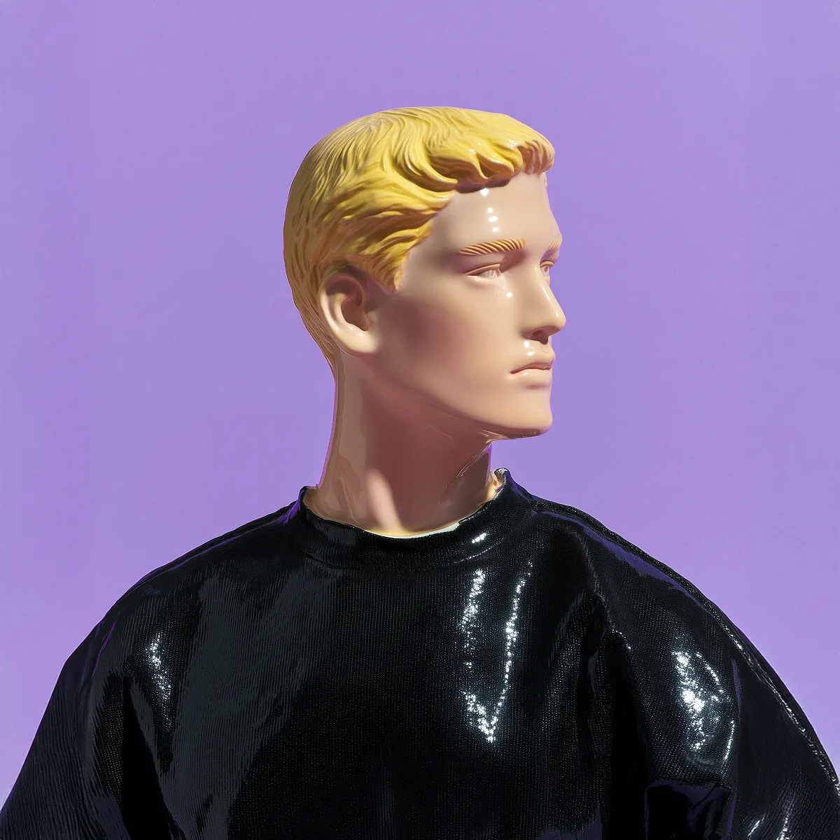 OWWO branded portrait of Jaime Fernandez, styled as a porcelain figurine.