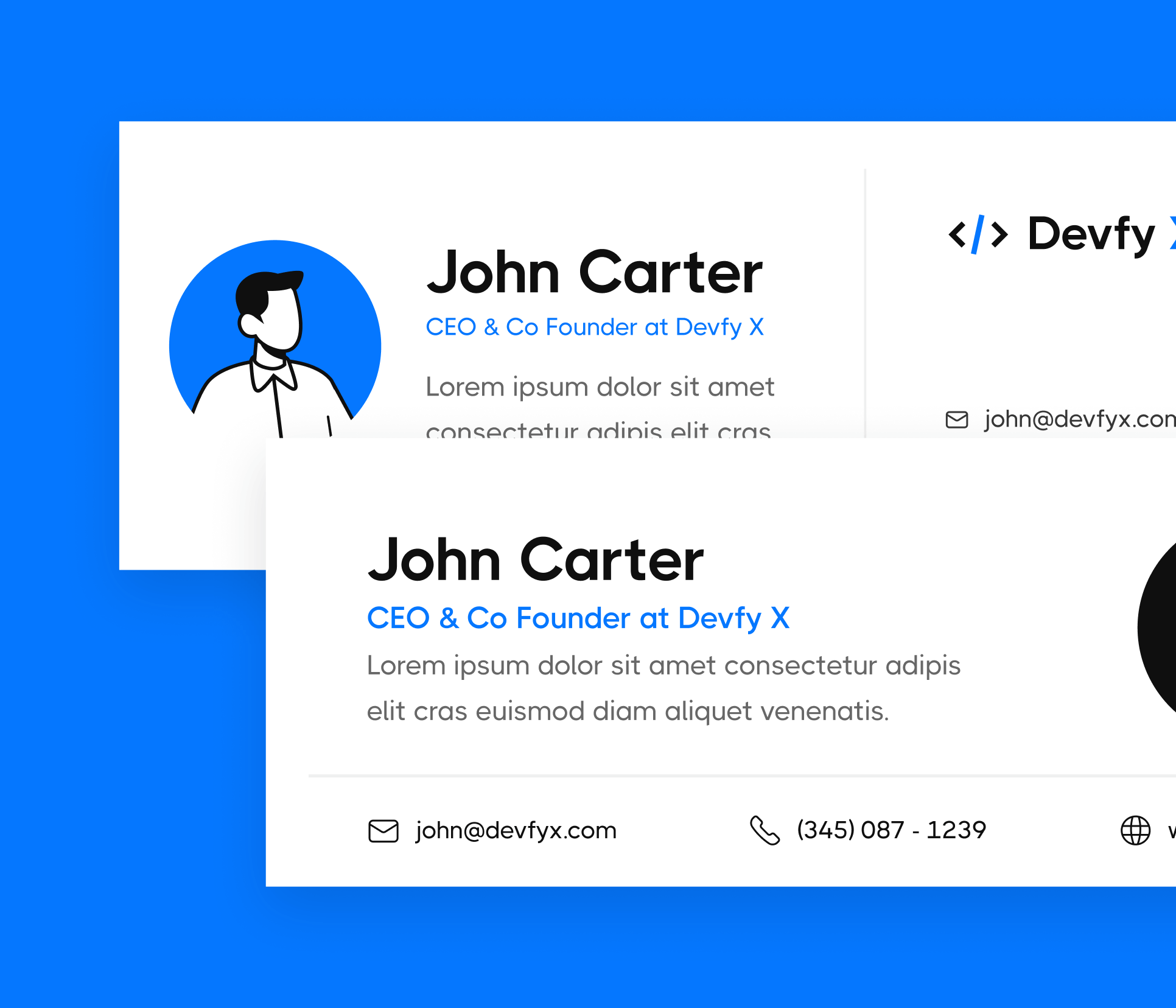 Devfy X - Email Signature - Development Agency Webflow Template