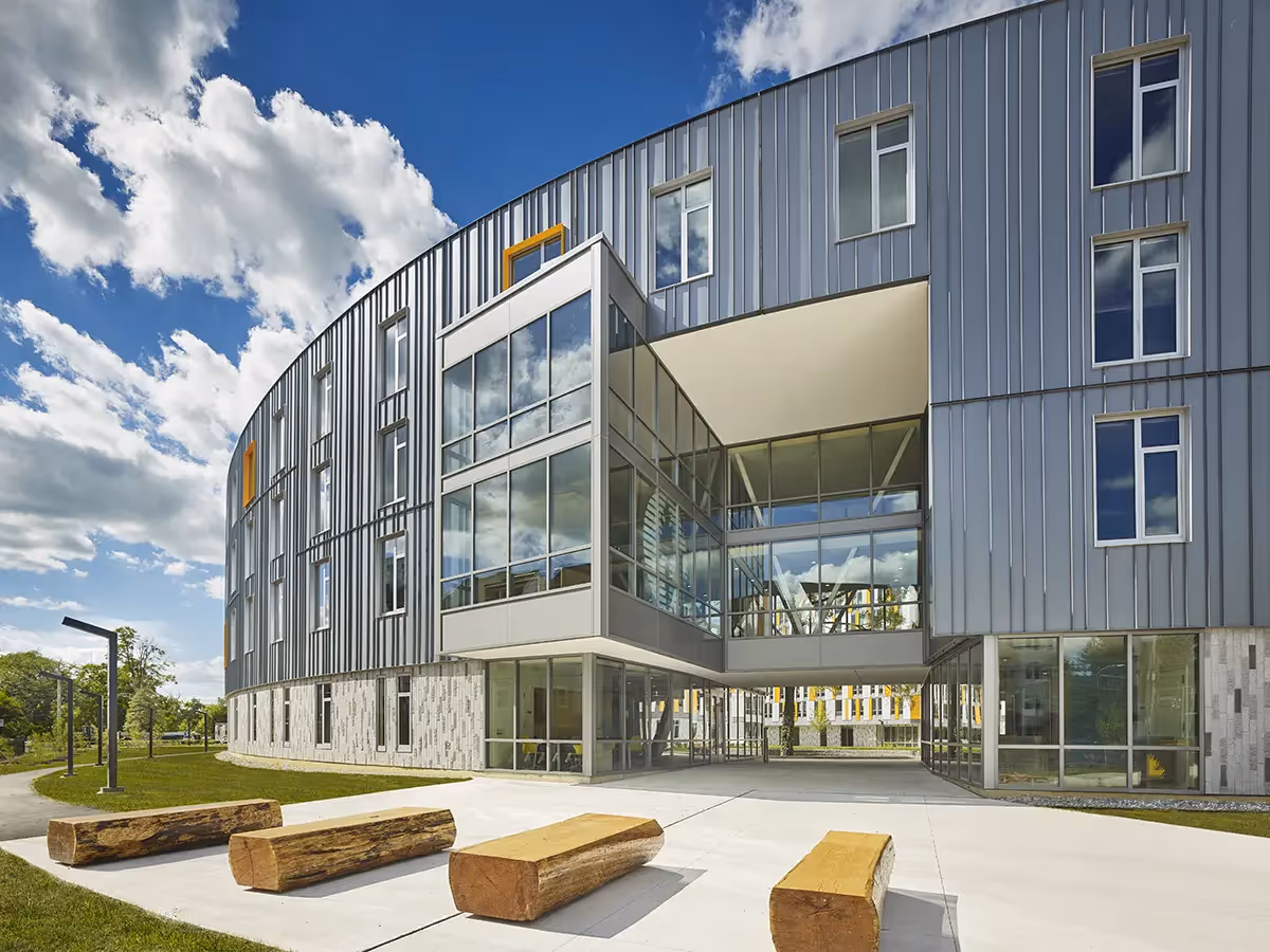 Exterior view of Rowan University building