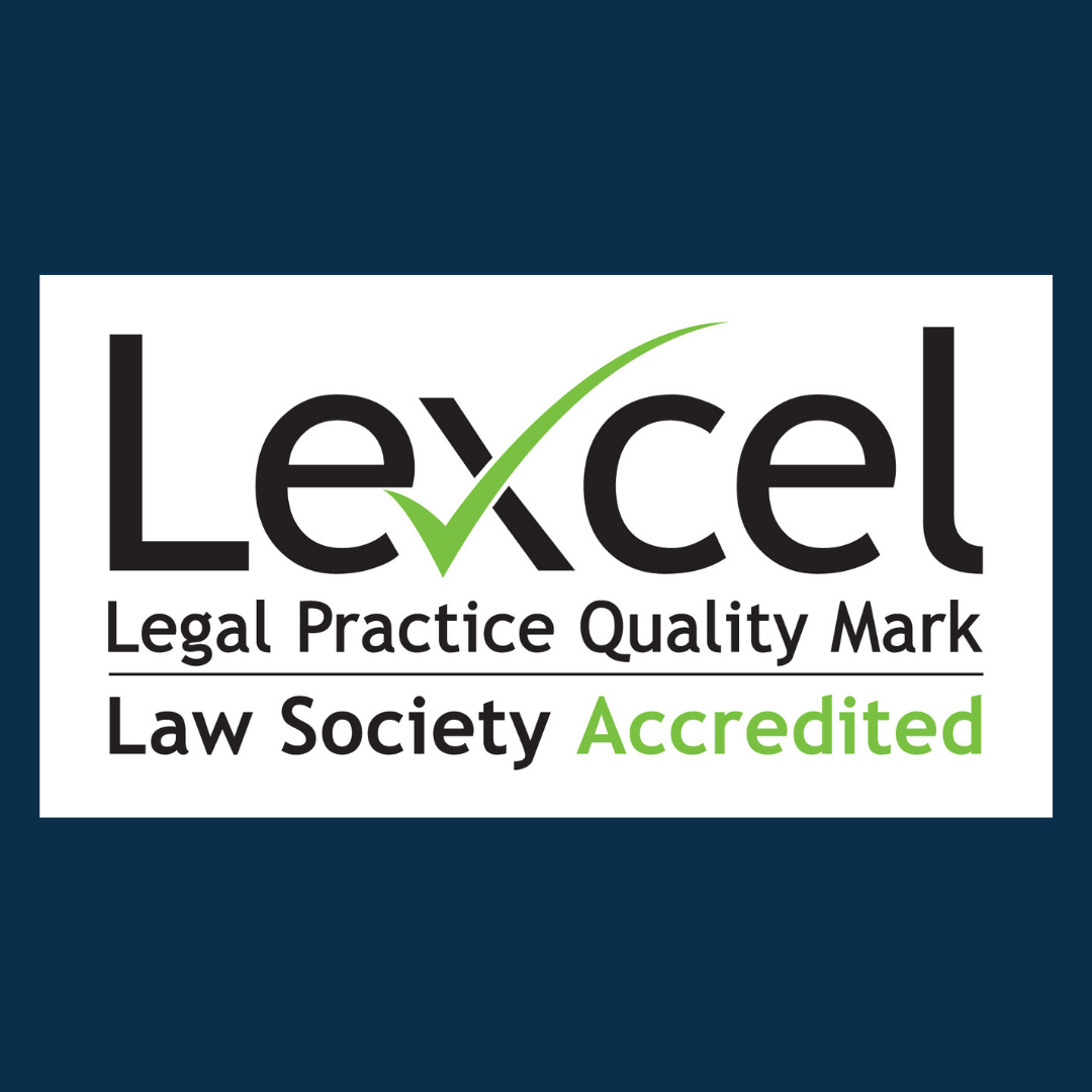 Law Society Lexcel accreditation logo awarded to Sadler Cross Family Law