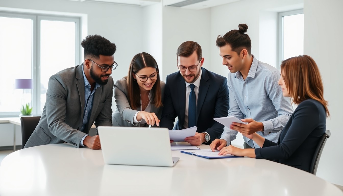 A South Asian woman works alone at her minimalist desk, reviewing a subcontractor statement on her laptop. The neat workspace and focused expression reflect the importance of diligence in contract management.
