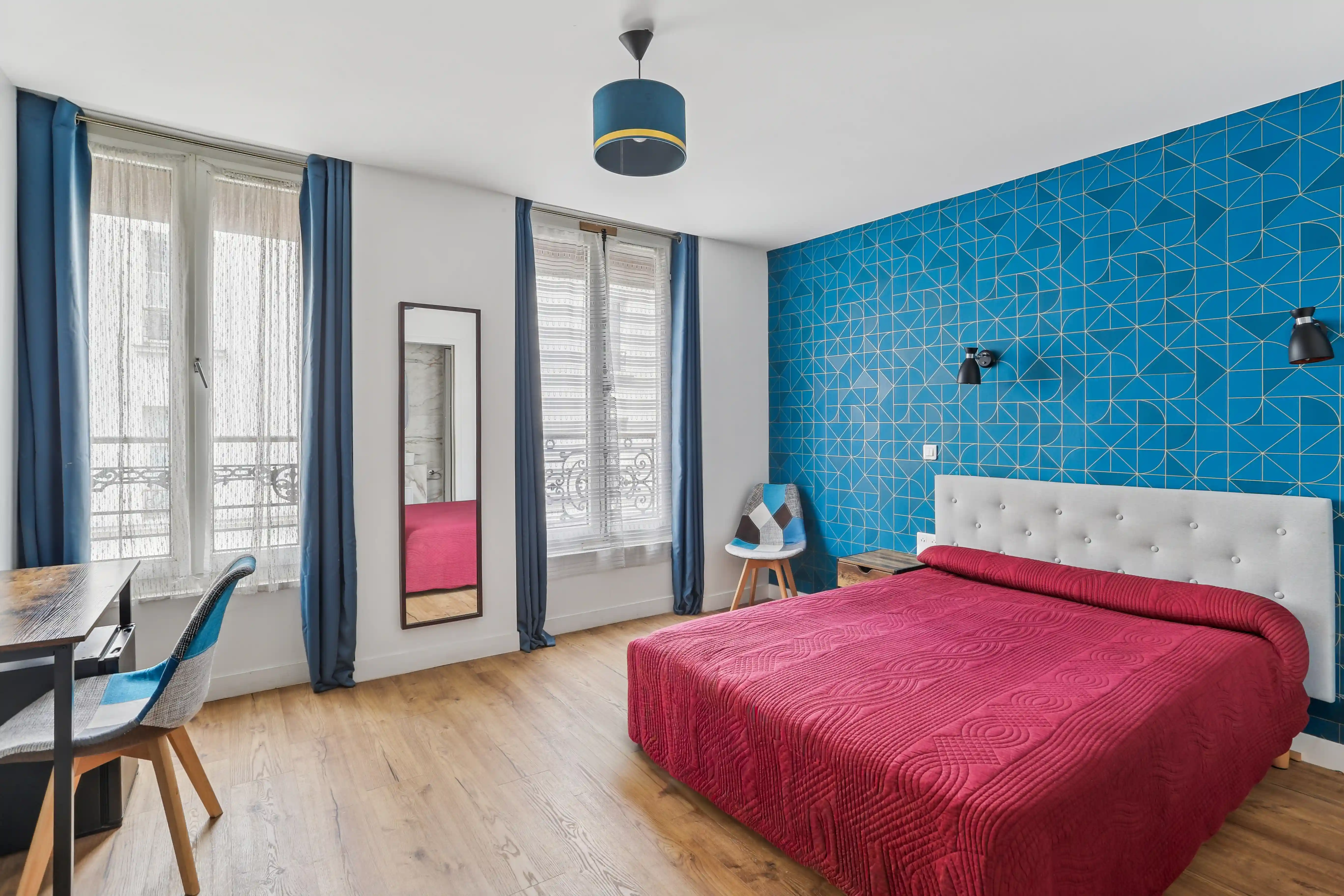 Salon cuisine appartement 2 pièces