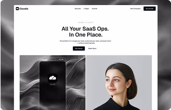 buy cloudis saas template