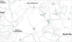 Map showing Union Office Interiors’ Massachusetts office at 226 Andover St, Wilmington, MA 01887.