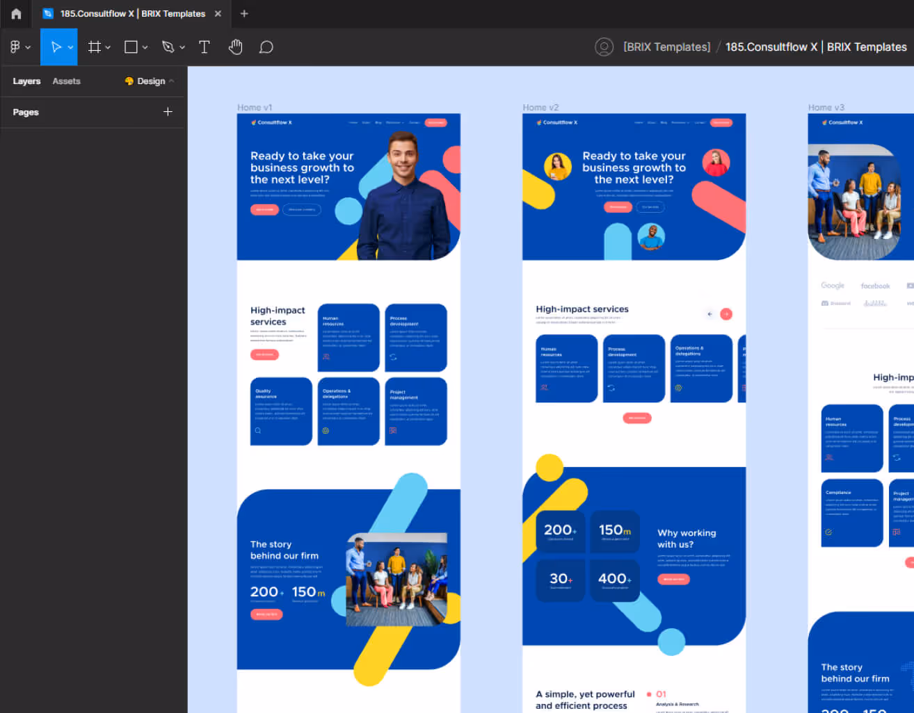 Figma File Included - Consultflow X Webflow Template