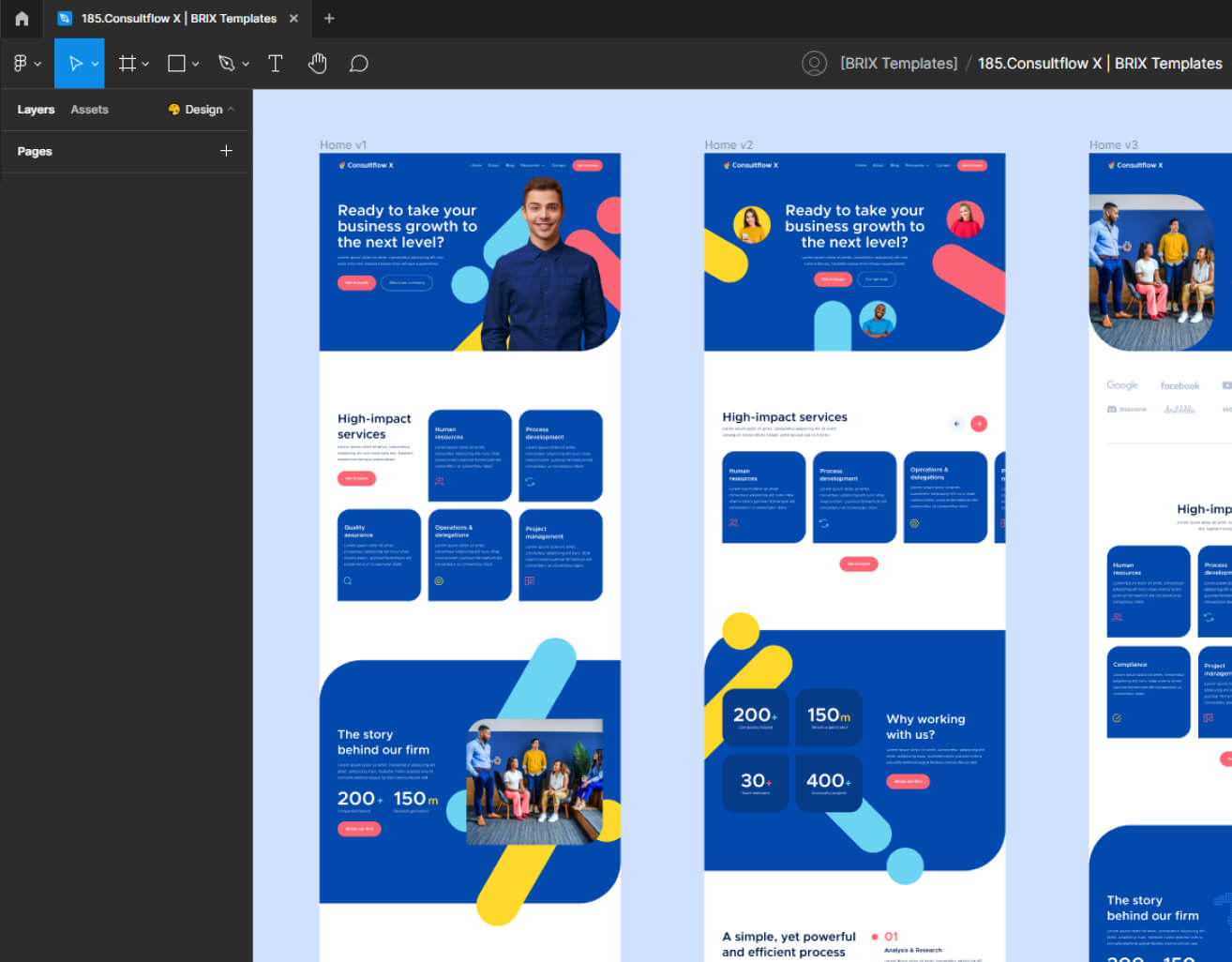Figma File Included - Consultflow X Webflow Template
